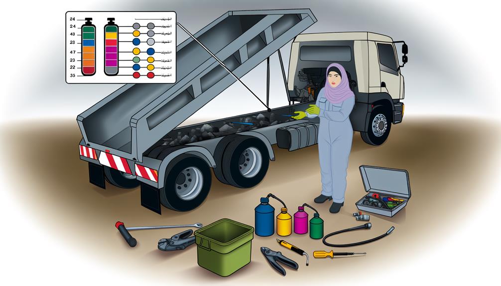 checking hydraulic fluid regularly