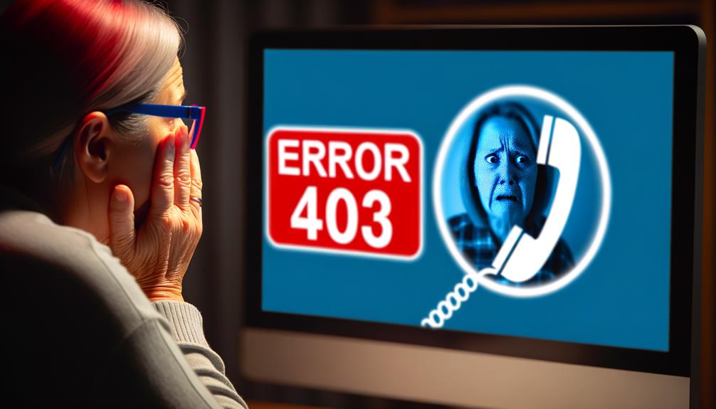 troubleshooting error 403 support